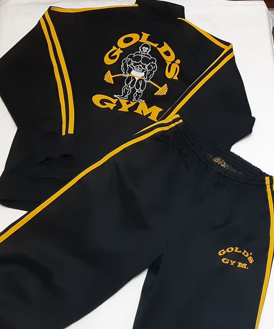 希少！GOLD'S GYM　ゴールドジムレトロ ジャージセット 　Lサイズ