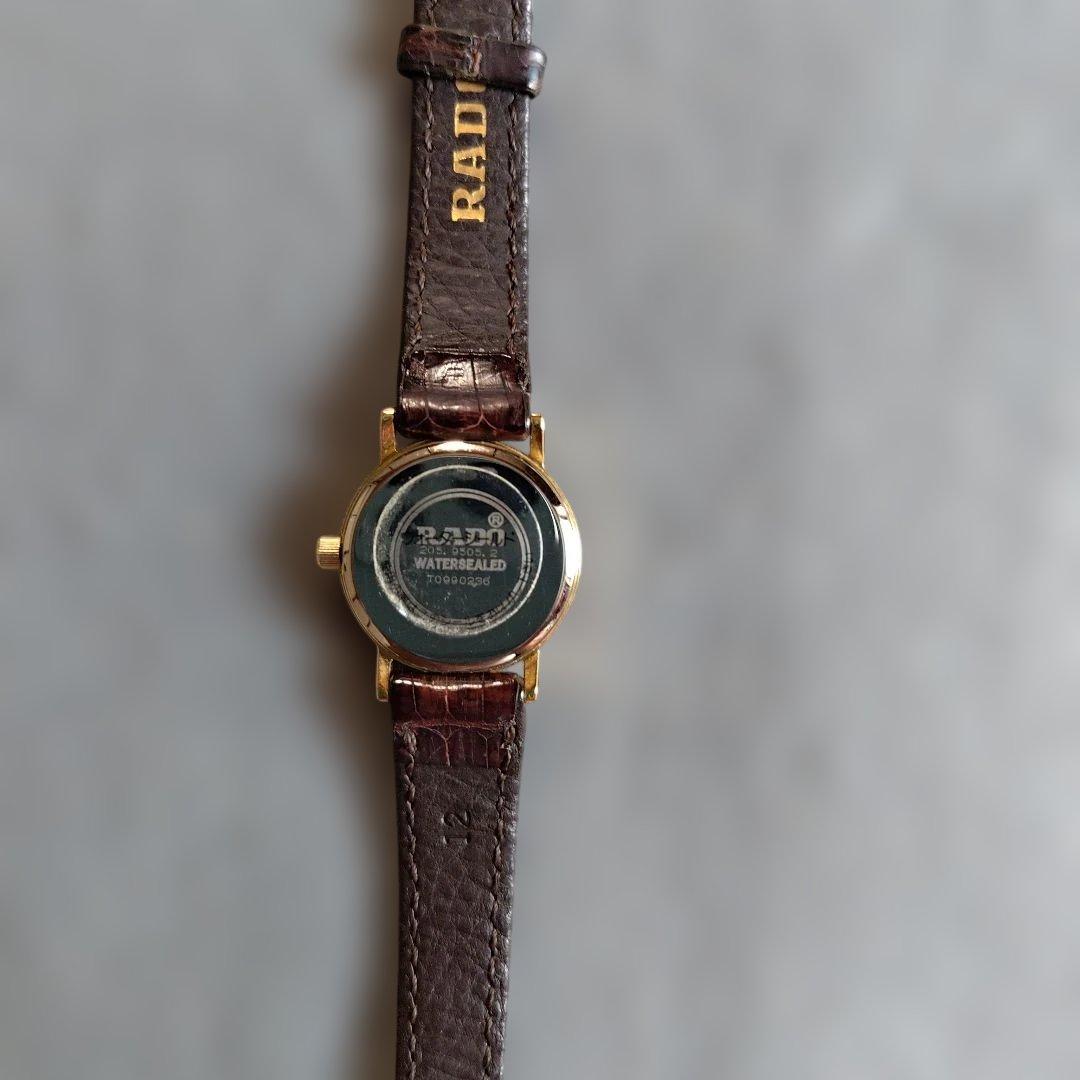 RADO 腕時計 アナログ ゴールド ブラウン