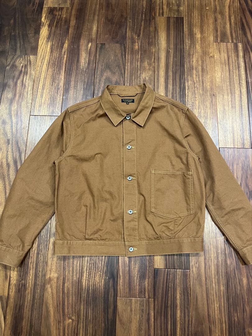 A VONTADE コットンヘンプ ダック ショートブルゾン　25SS 別注