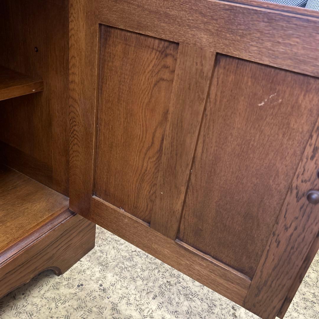 ライティングビューロー アンティーク木 製 昭和レトロ学習机 カリモク