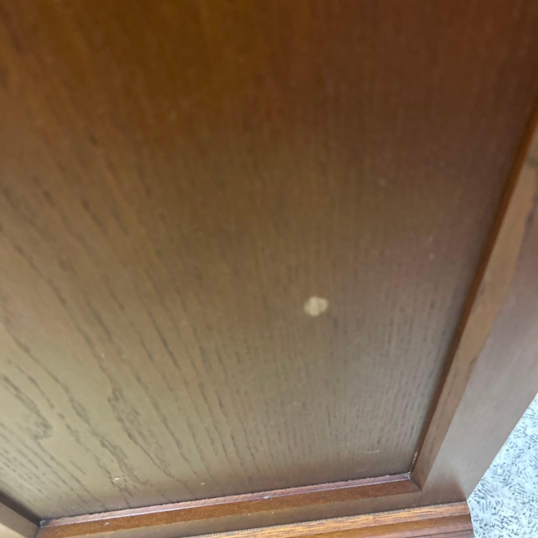 ライティングビューロー アンティーク木 製 昭和レトロ学習机 カリモク