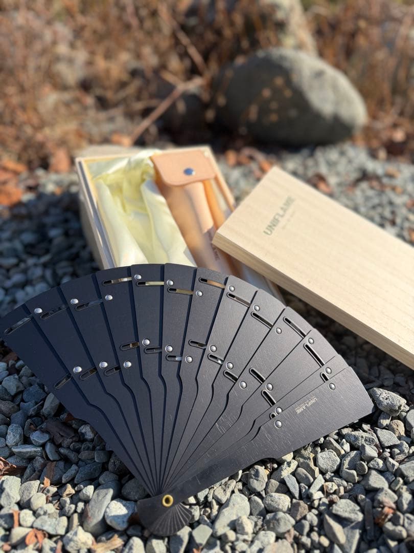 【新品】UNIFLAME ユニフレーム メタ扇 ブラック[632109]