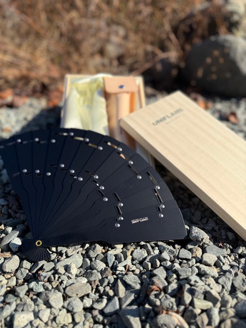 【新品】UNIFLAME ユニフレーム メタ扇 ブラック[632109]