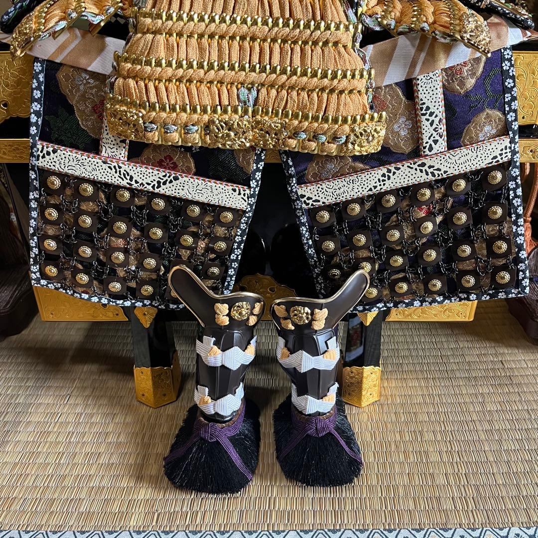 高級品　本金箔正絹織之大鎧　伝統工芸