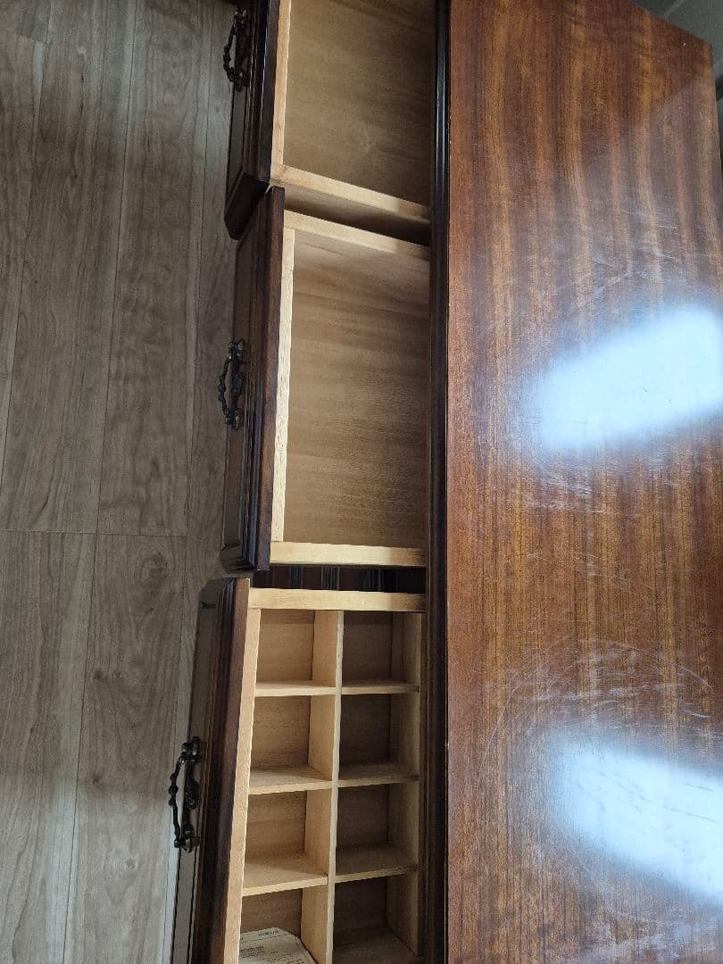 カリモク家具 コロニアルチェスト アンティーク家具 キャビネット