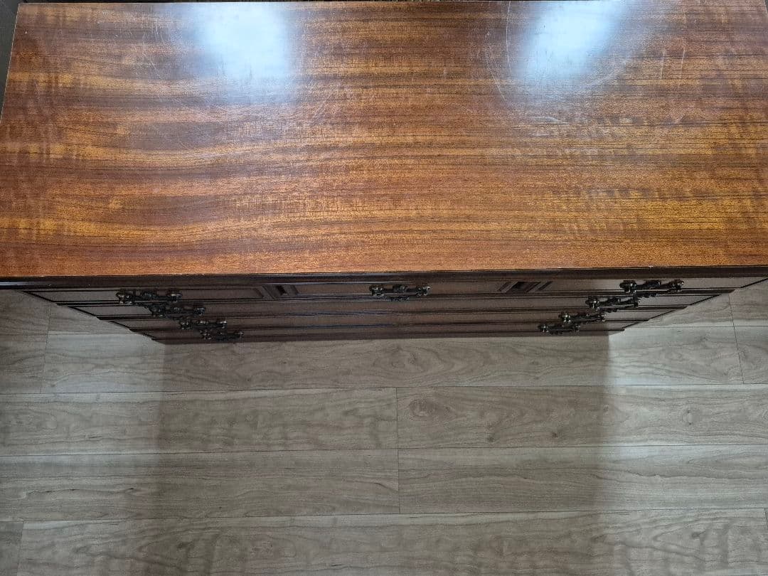 カリモク家具 コロニアルチェスト アンティーク家具 キャビネット