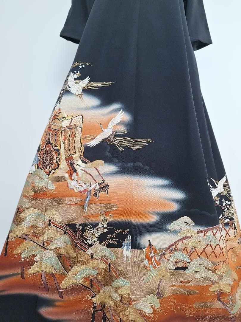 着物リメイクワンピース3612