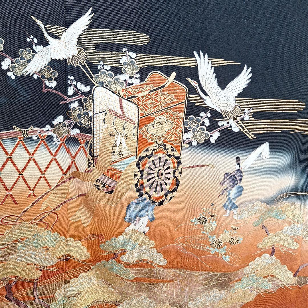 着物リメイクワンピース3612