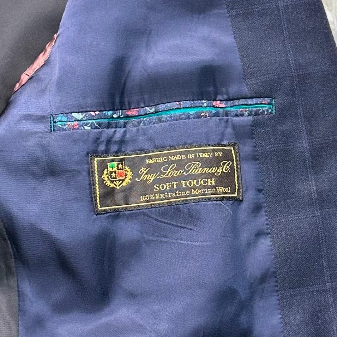 未使用級 現行 ポールスミス 上質ロロピ 光沢 2ピース 総裏 チェック M