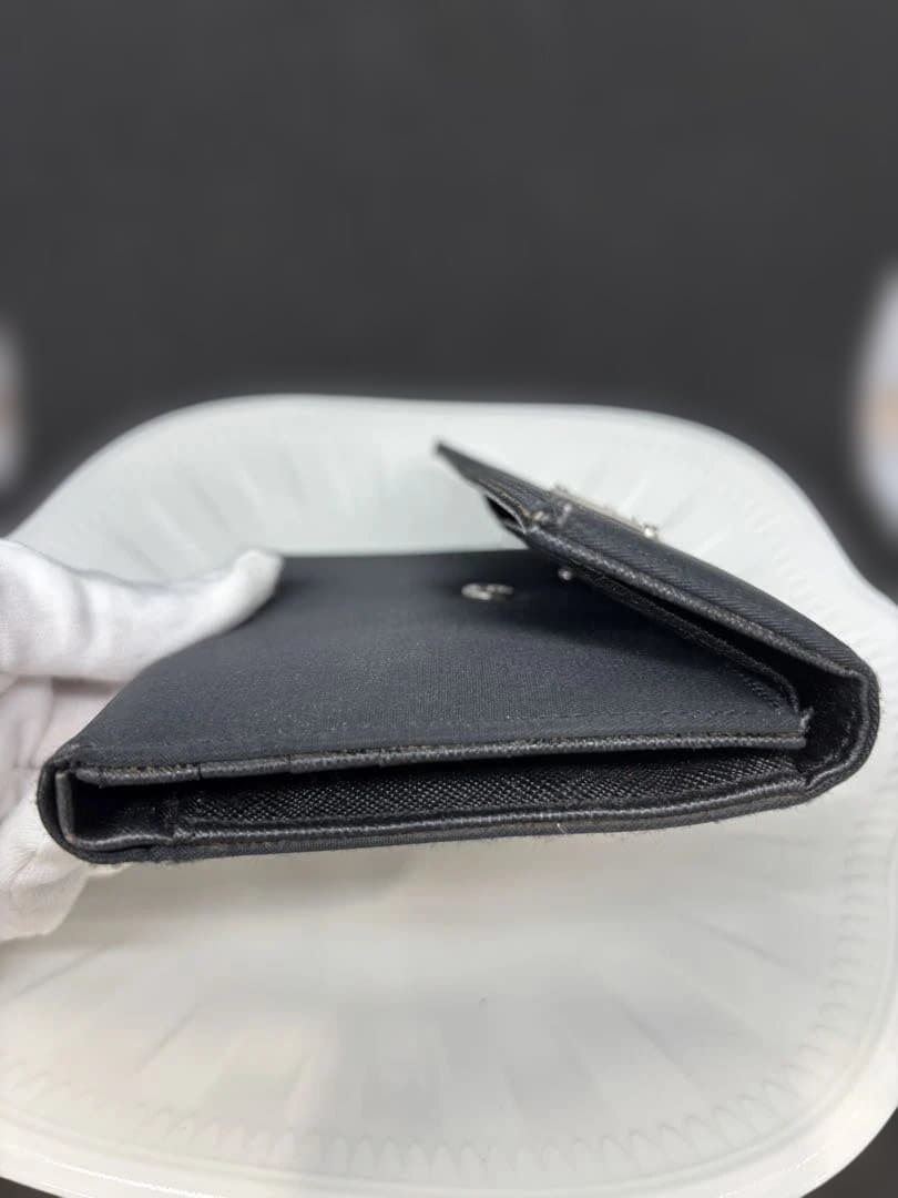 PRADA ブラックナイロン長財布美品