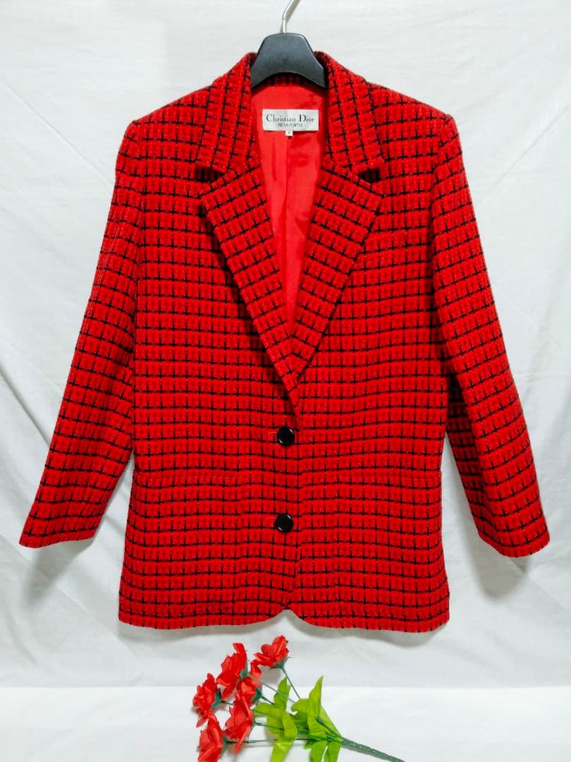 美品 クリスチャンディオール CHRISTIANDIOR ブレザー ジャケット