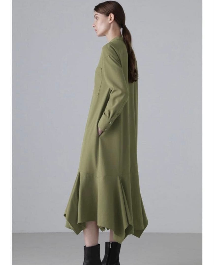 ADOREコンパクト2WAYワンピース ワンピース・ドレス カーキグリーン