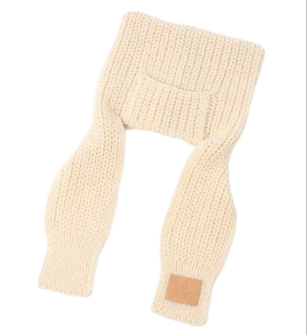 美品♡Vivienne Westwood♡キャットイヤーフラップニット猫耳帽子