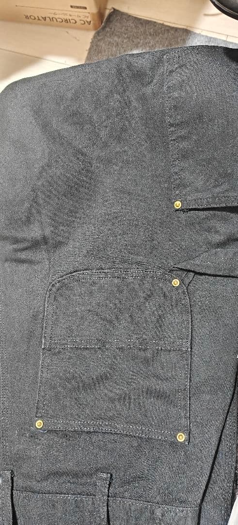 Carhartt B01 ブラック ダブルニー ダックパンツ 32x30