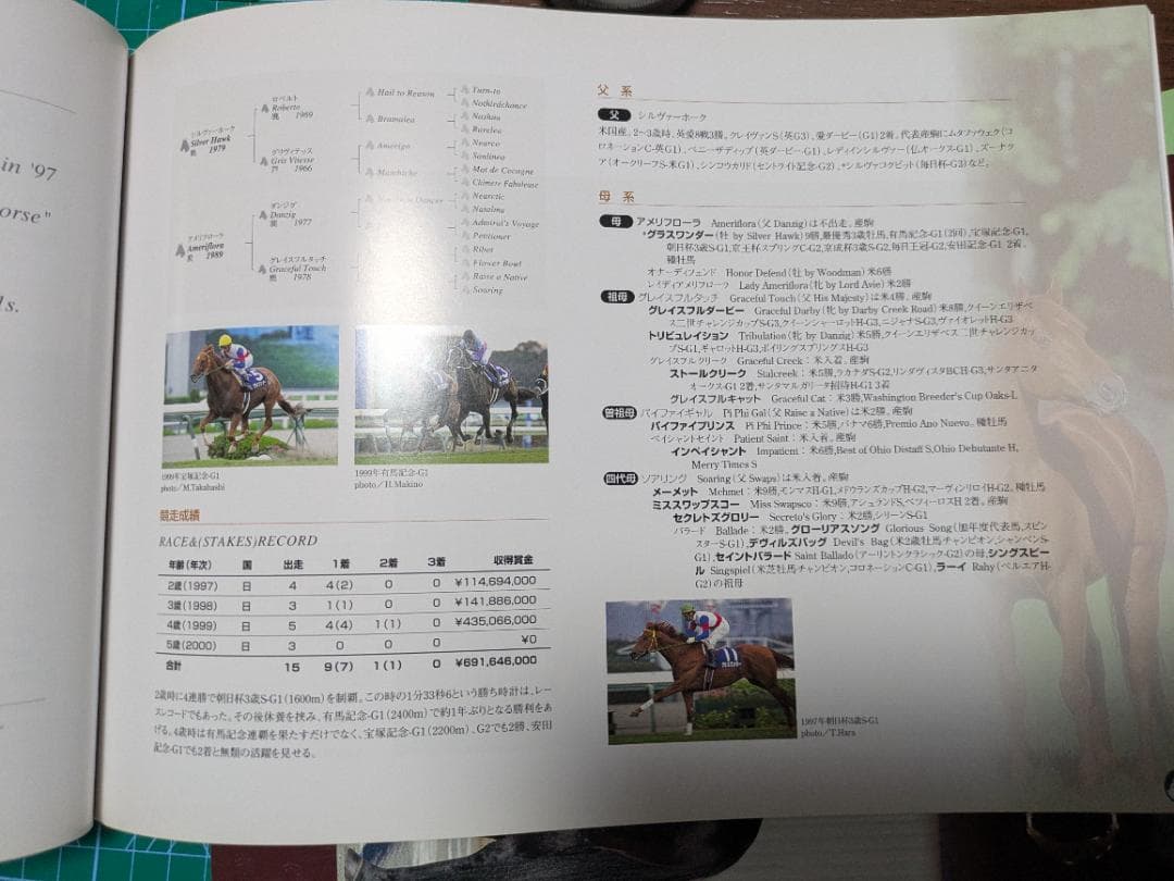 「社台スタリオンＳ種牡馬カタログ 2002年版 ウマ娘登場名馬多数掲載」