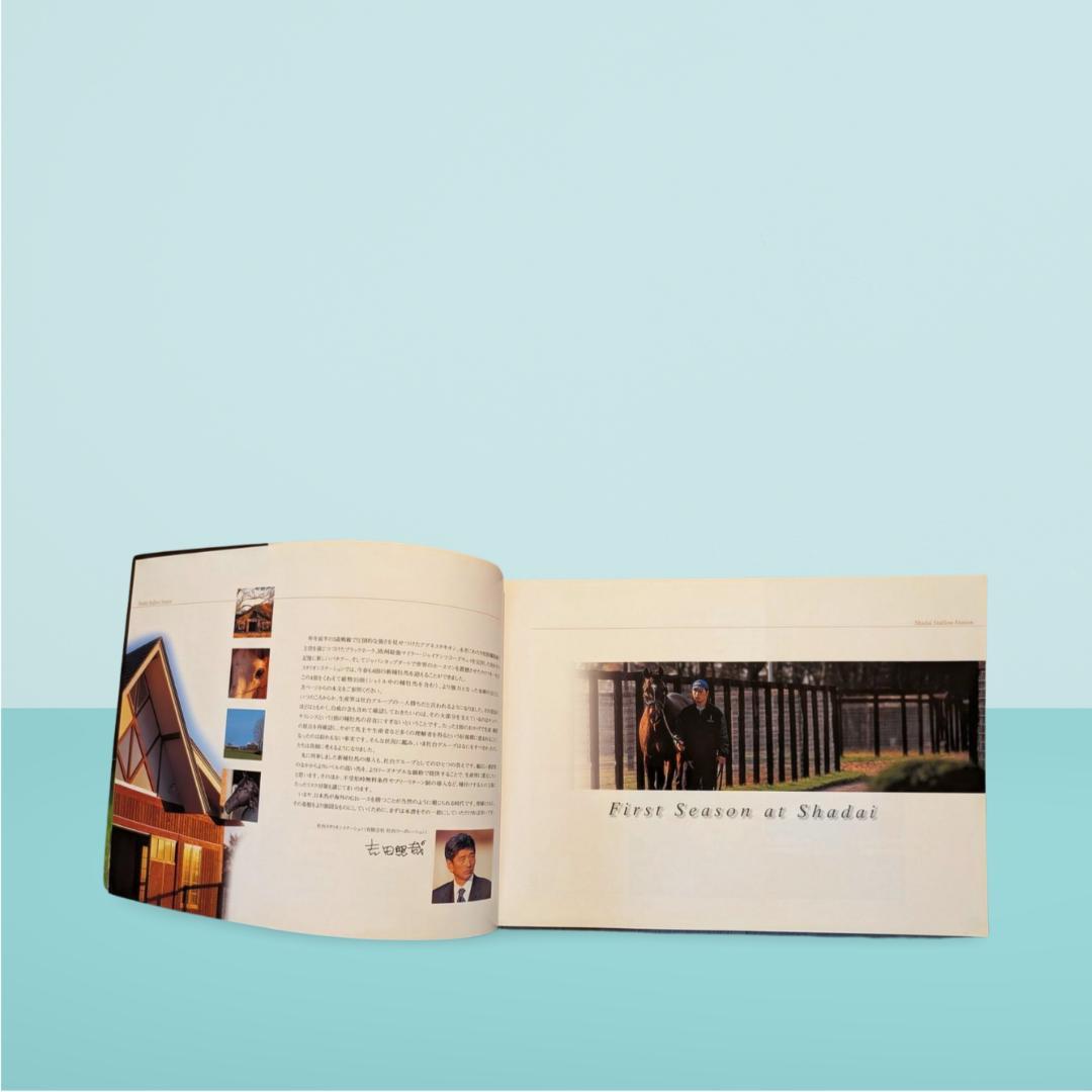 「社台スタリオンＳ種牡馬カタログ 2002年版 ウマ娘登場名馬多数掲載」