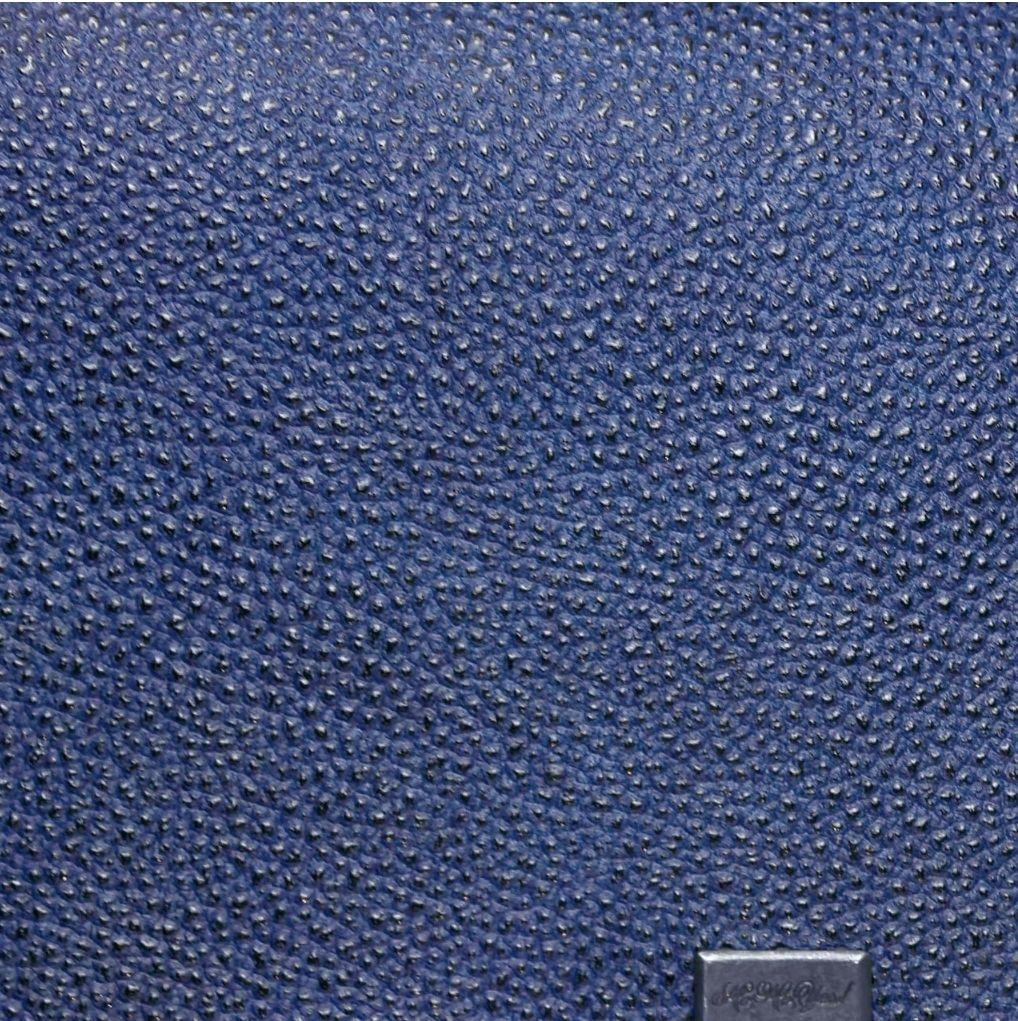 ほぼ新品　所作　姫路黒桟革　ロングウォレット 　藍染　財布