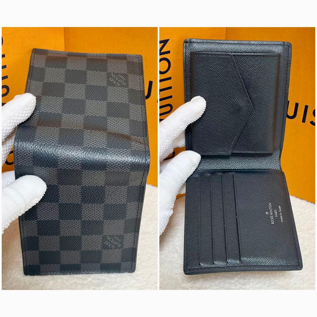 ルイヴィトン ダミエ　ポルトフォイユ マルコ　グラフィット