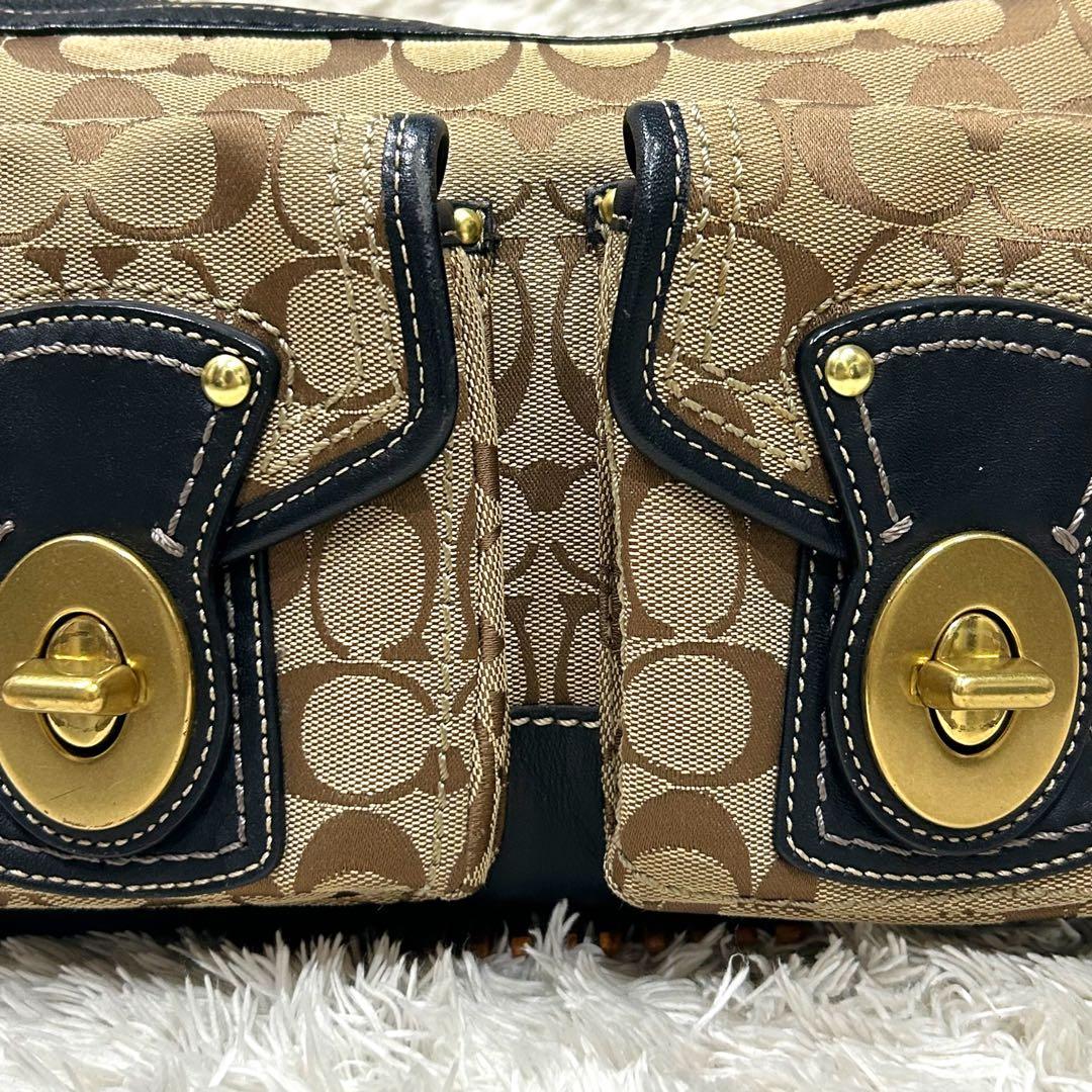 バッグ Coach Signature Legacy 65th Shoulder Bag
