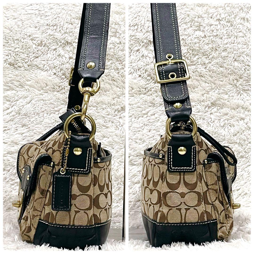 バッグ Coach Signature Legacy 65th Shoulder Bag