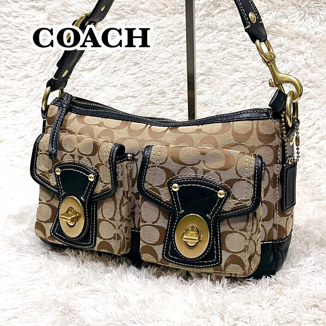 バッグ Coach Signature Legacy 65th Shoulder Bag
