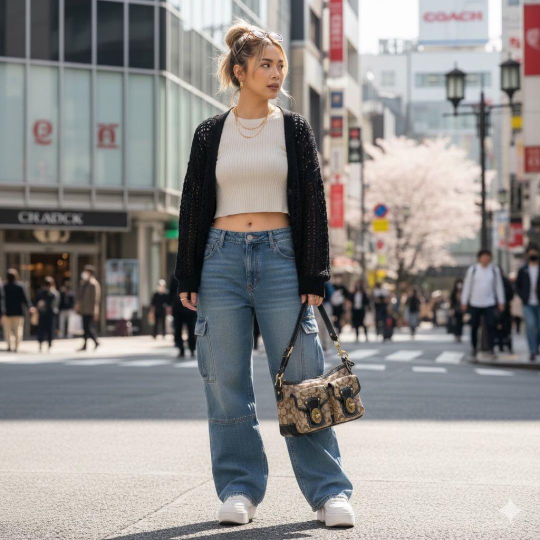 バッグ Coach Signature Legacy 65th Shoulder Bag