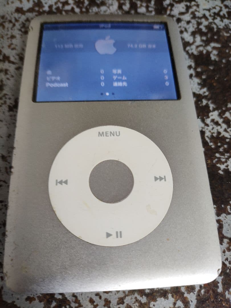 iPod classic 第6世代 80GB MB029J 動作確認済 通電OK