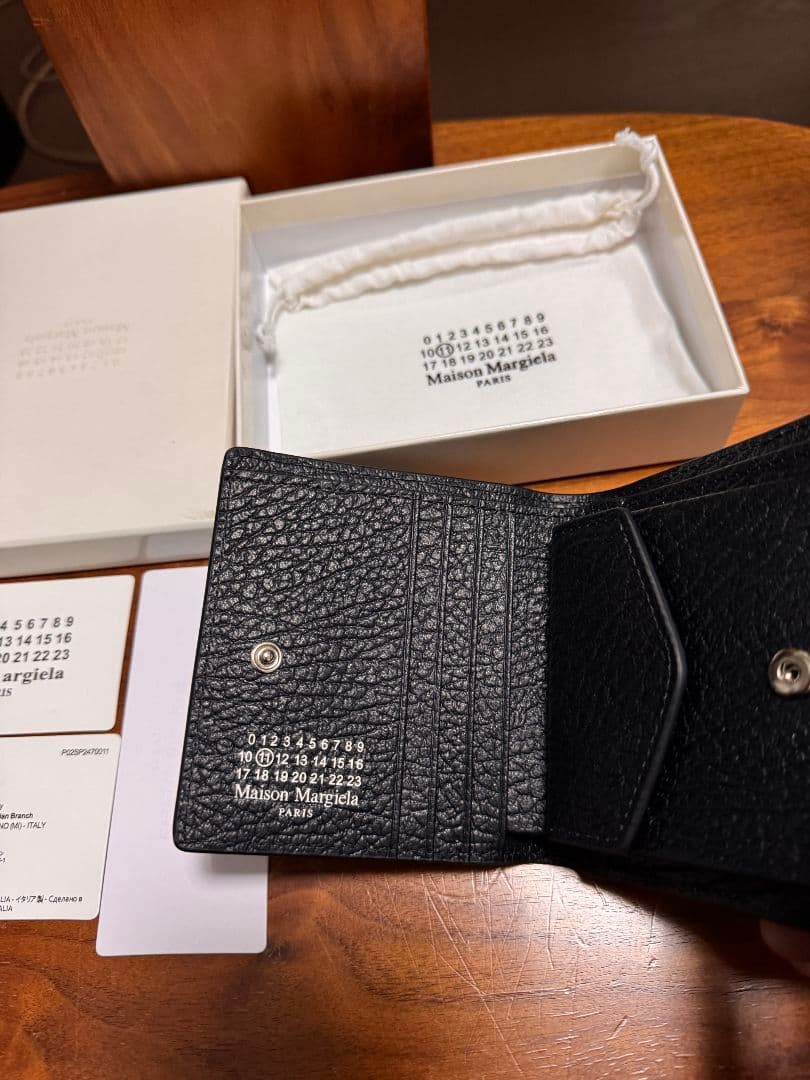Maison Margiela 二つ折り財布 ブラック