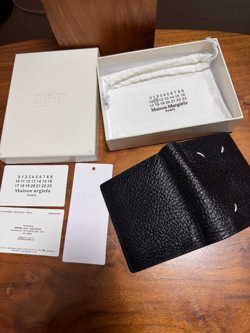 Maison Margiela 二つ折り財布 ブラック