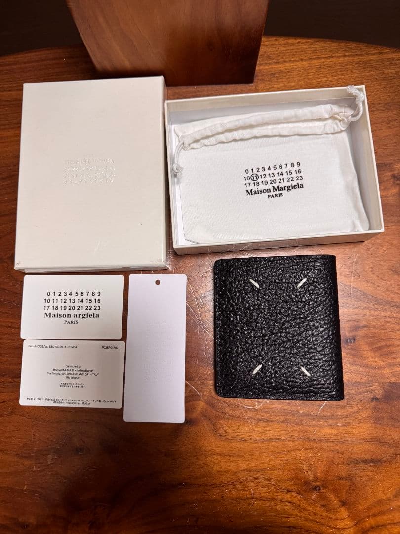 Maison Margiela 二つ折り財布 ブラック