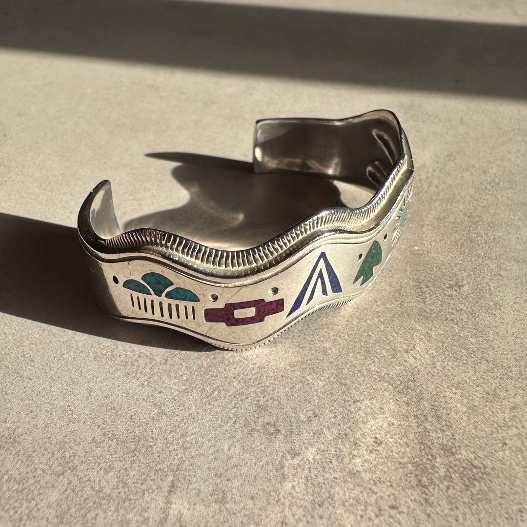 ヴィンテージ！Silver Zuni Style Bangle ブレスレット