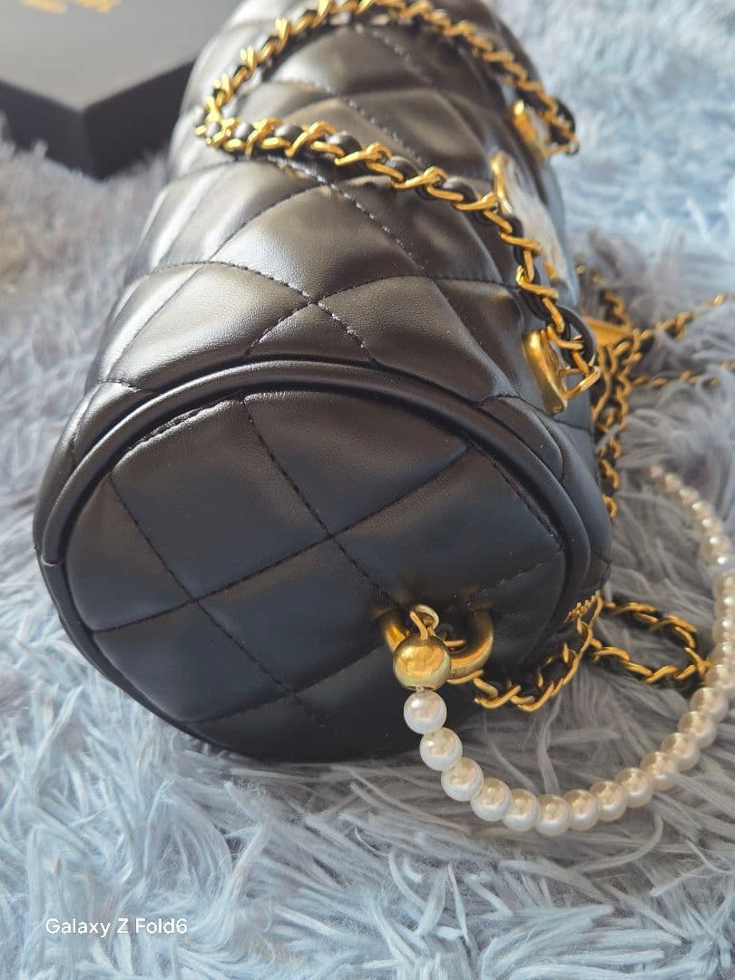 シャネル ビューティー ノベルティ 2WAY シリンダー チェーンバッグ