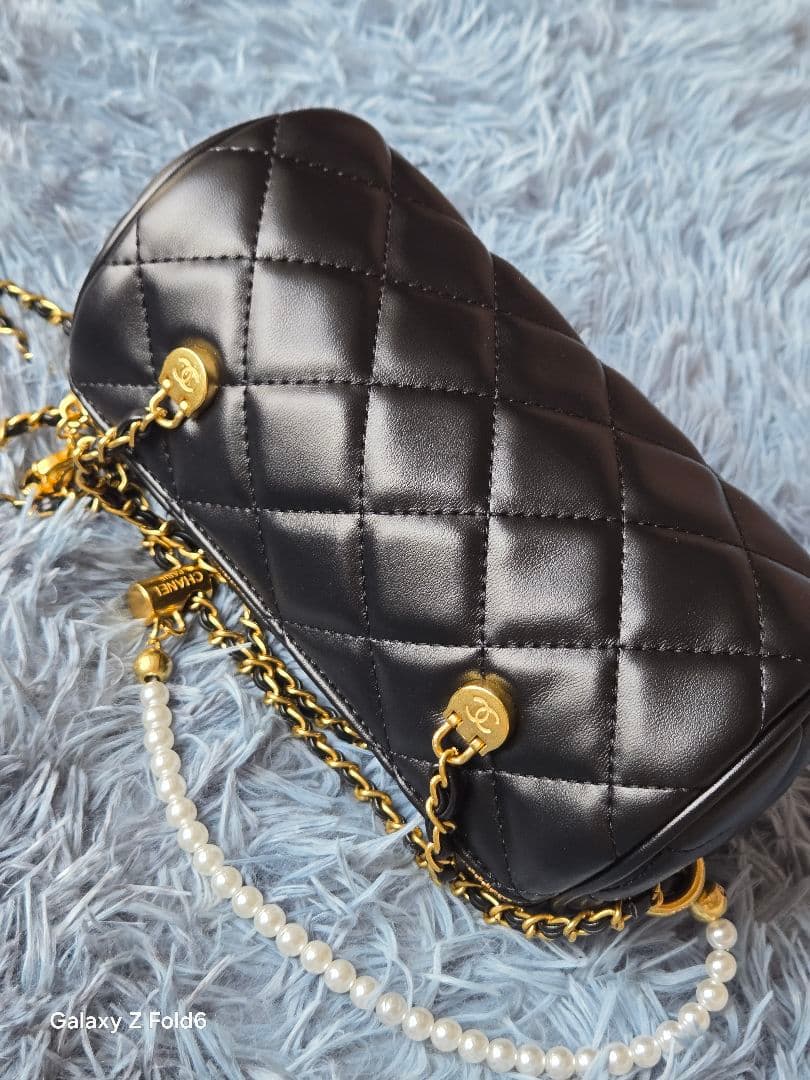 シャネル ビューティー ノベルティ 2WAY シリンダー チェーンバッグ