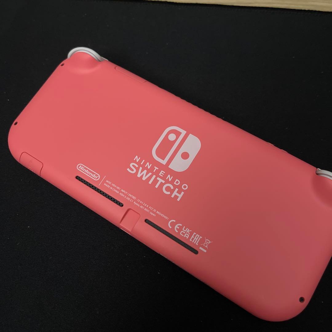 Nintendo Switch Lite コーラルピンク 本体 充電器付き