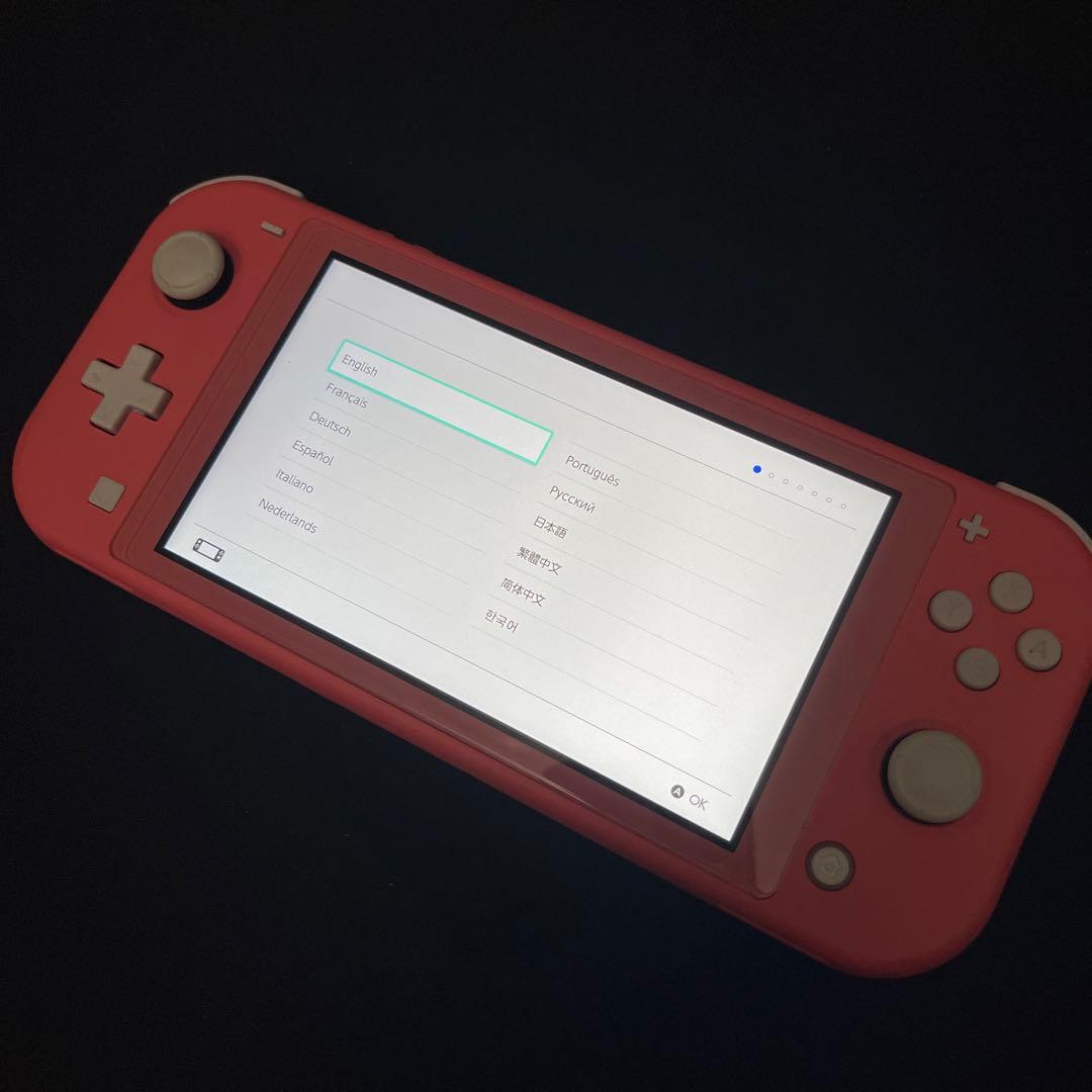Nintendo Switch Lite コーラルピンク 本体 充電器付き