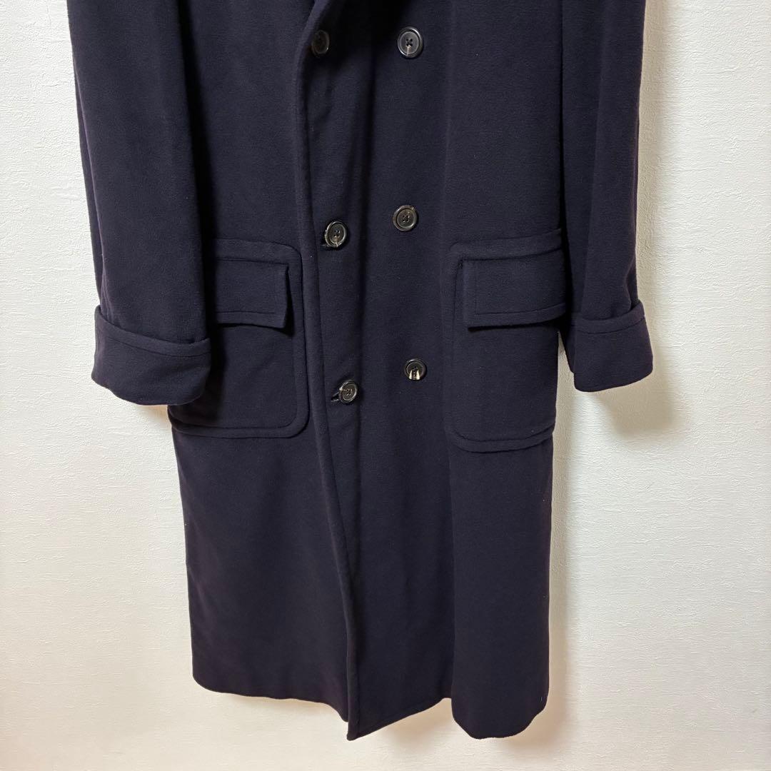 Polo By Ralph Lauren ネイビー チェスターコート ウール混紡