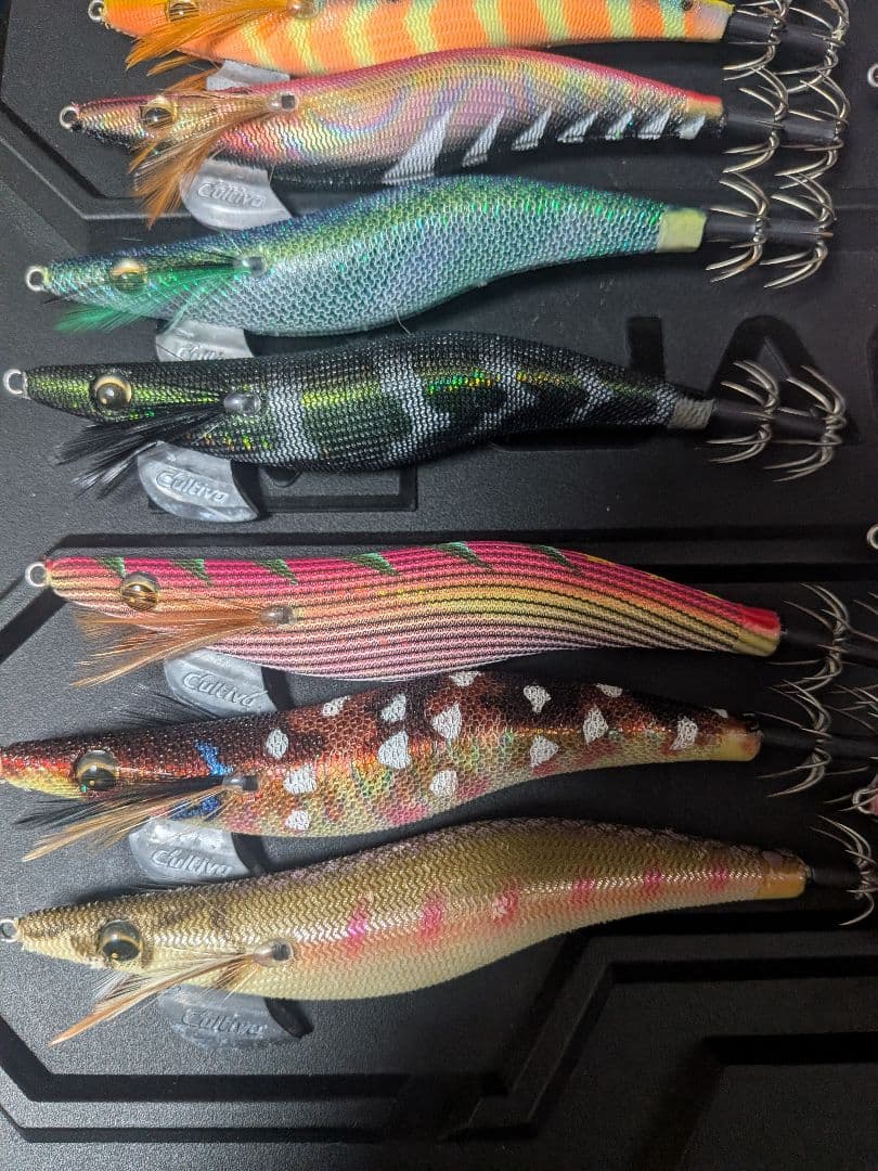 値下げ中 カルティバ パタパタ エギ王 など エギまとめ売り 40本 ケース付