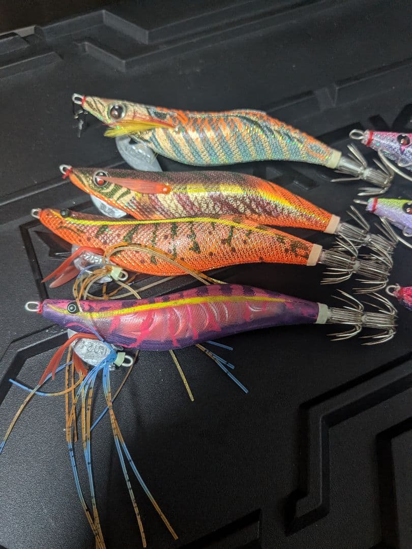 値下げ中 カルティバ パタパタ エギ王 など エギまとめ売り 40本 ケース付