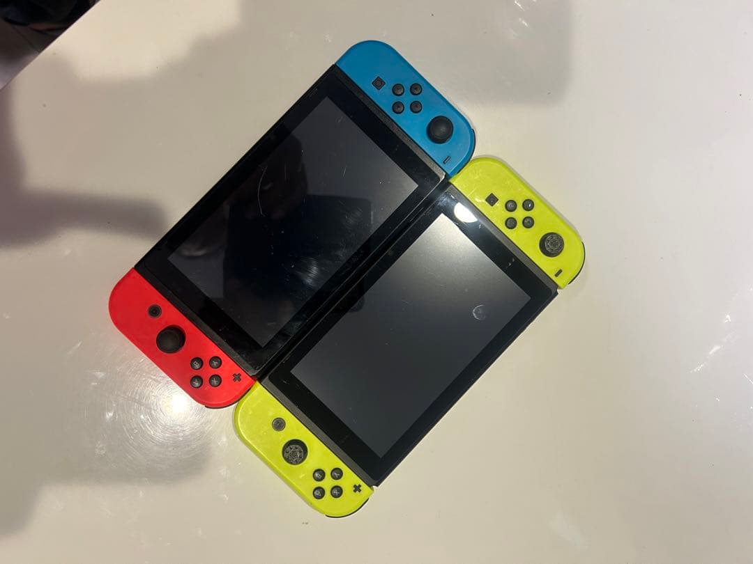 Nintendo Switch 本体 2個デュアルカラージャンク