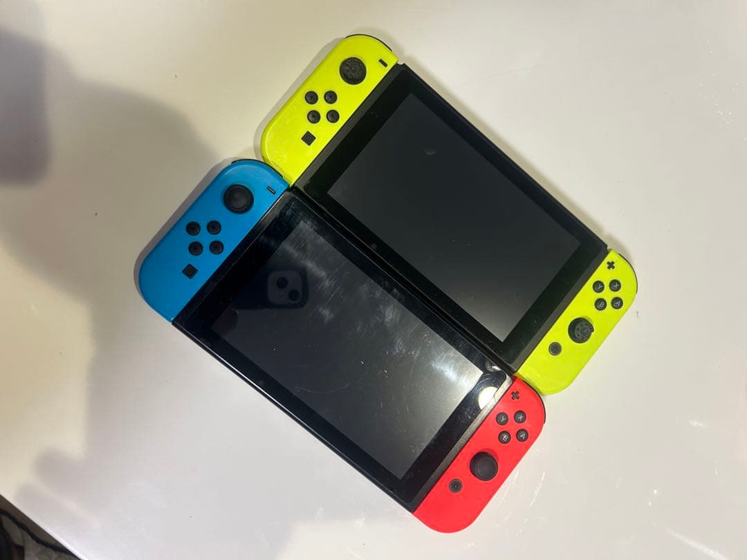 Nintendo Switch 本体 2個デュアルカラージャンク