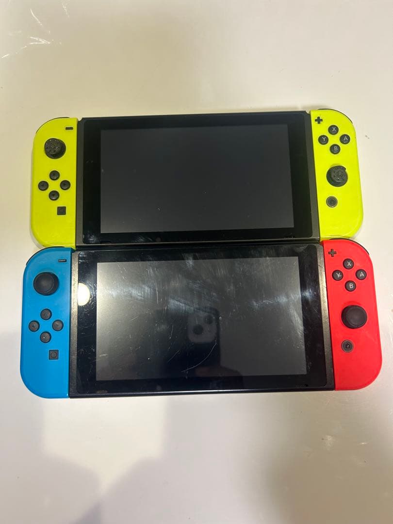 Nintendo Switch 本体 2個デュアルカラージャンク