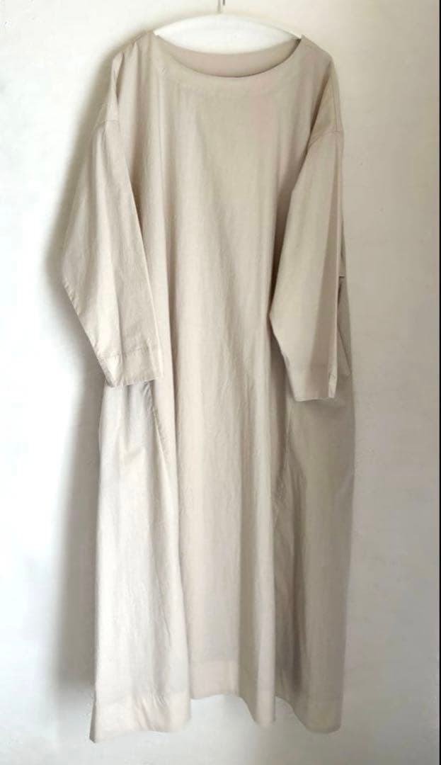 Yoli 2024AW Boat neck onepiece ライトベージュ