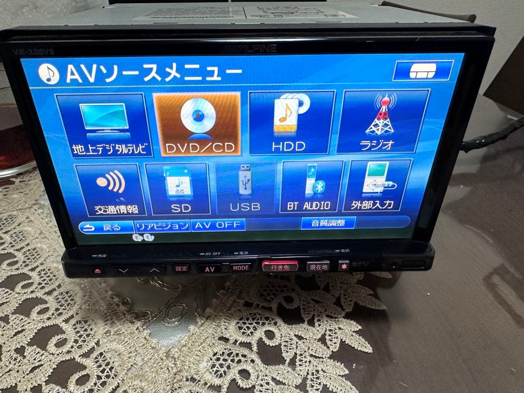 カーナビ　ALPINE アルパイン　VIE-X08VS
