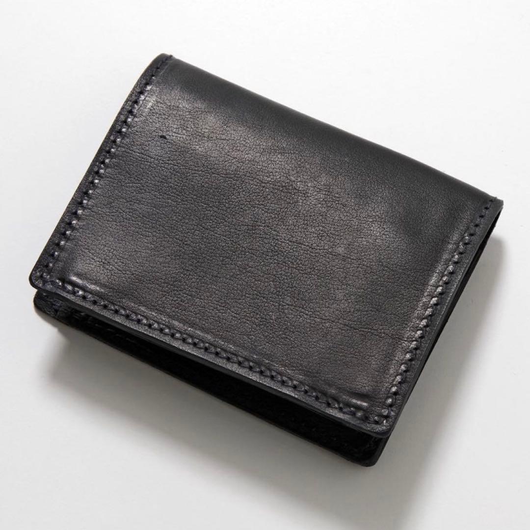 GUIDI 二つ折り財布 PRESSED KANGAROO カンガルーレザー