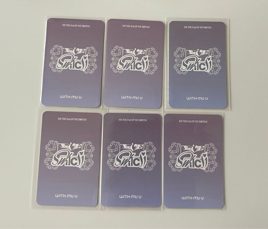 IVE SWITCH withmuu ラキドロ　トレカ　6枚セット