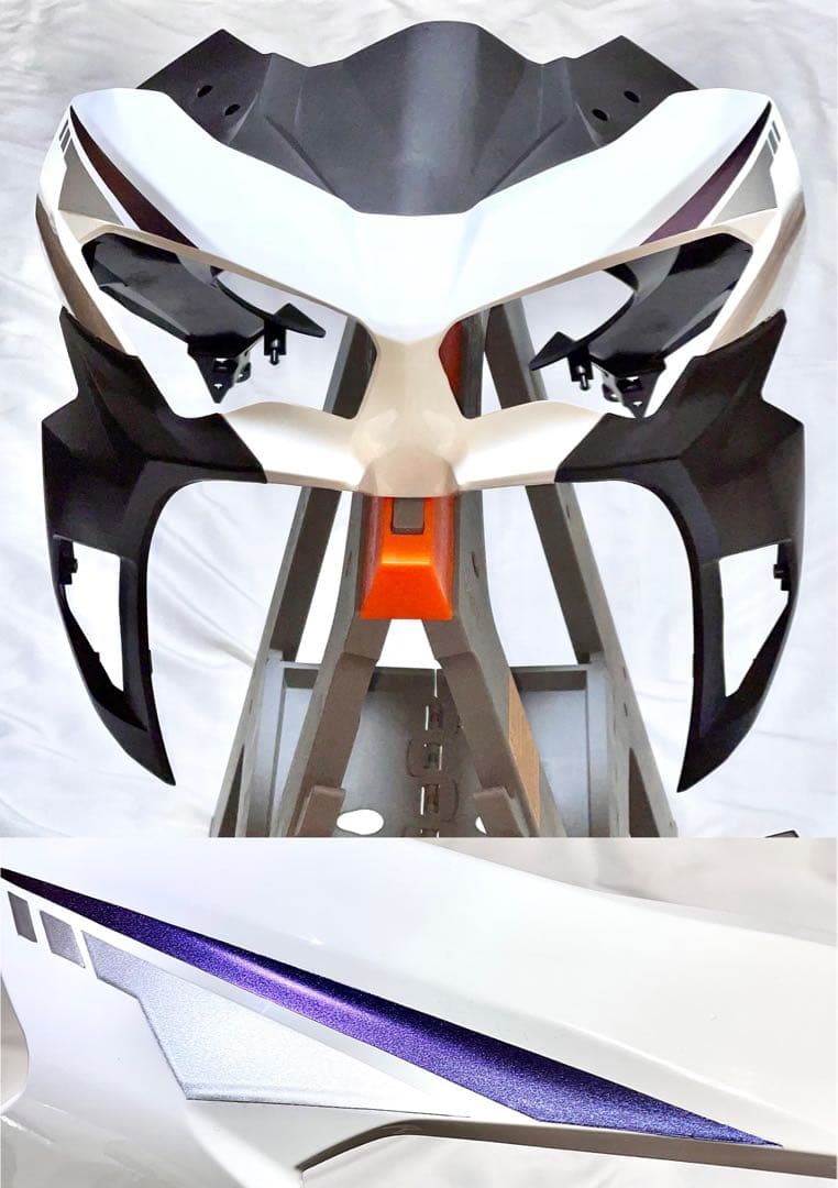 ニンジャninja400 23年モデル カウルセット ホワイト