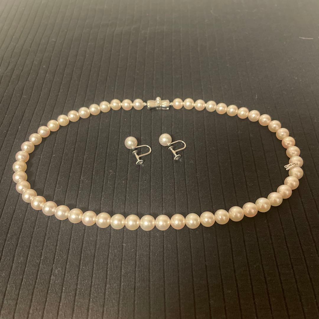 MIKIMOTOパールネックレス&イヤリング
