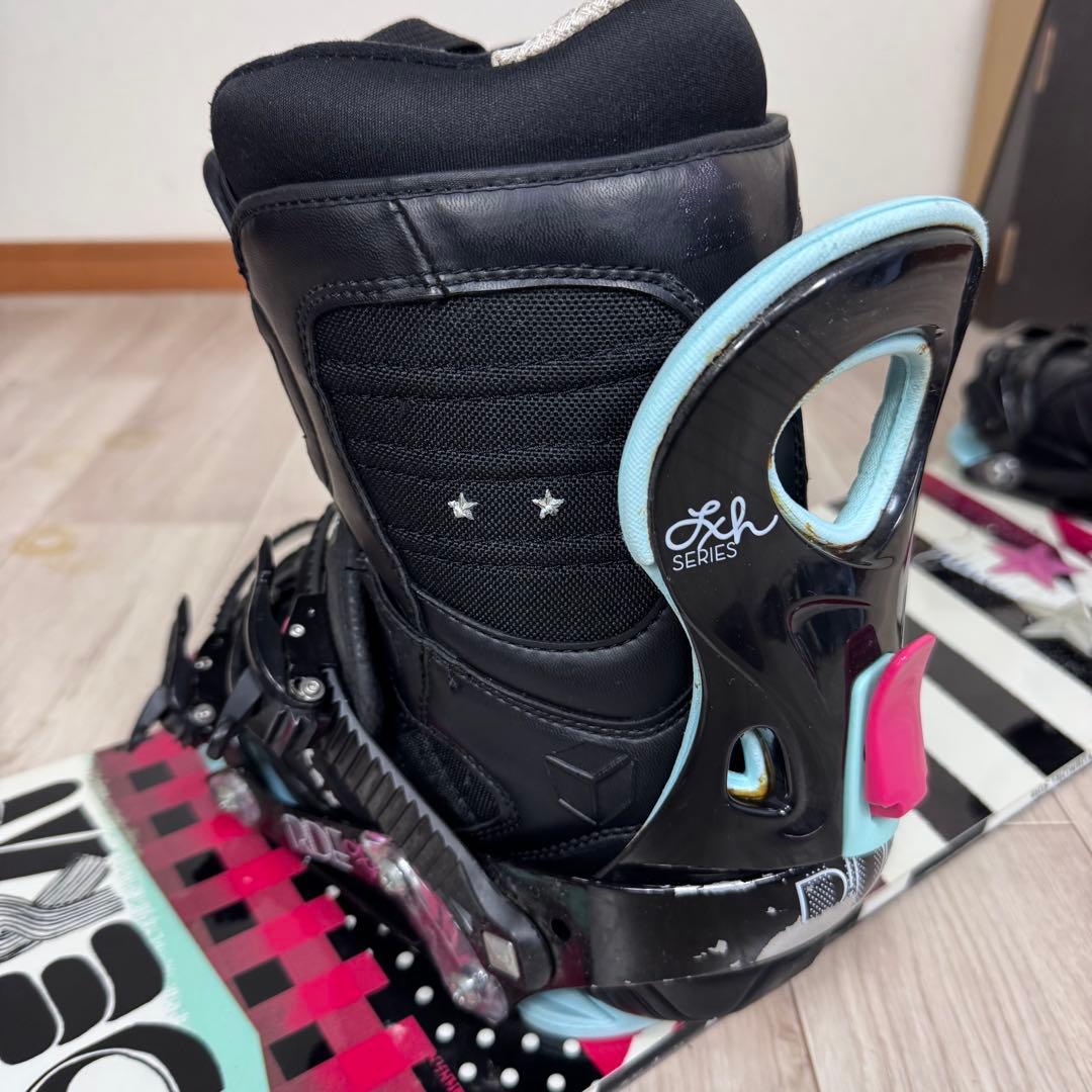 RIDE スノーボード 138cm 即乗りレディースセット