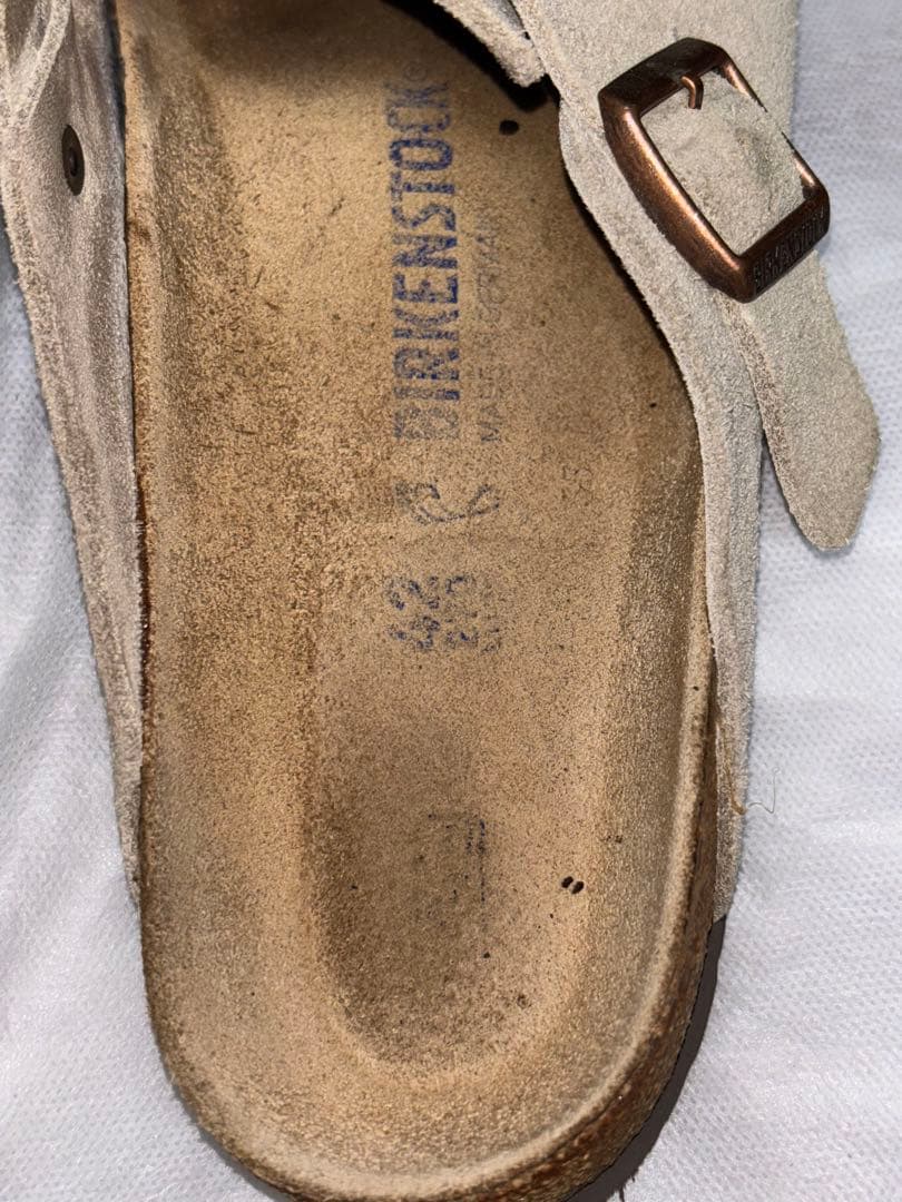ごりむちゅう様　ビルケンシュトック ボストン サイズ42 スエード ベージュ色