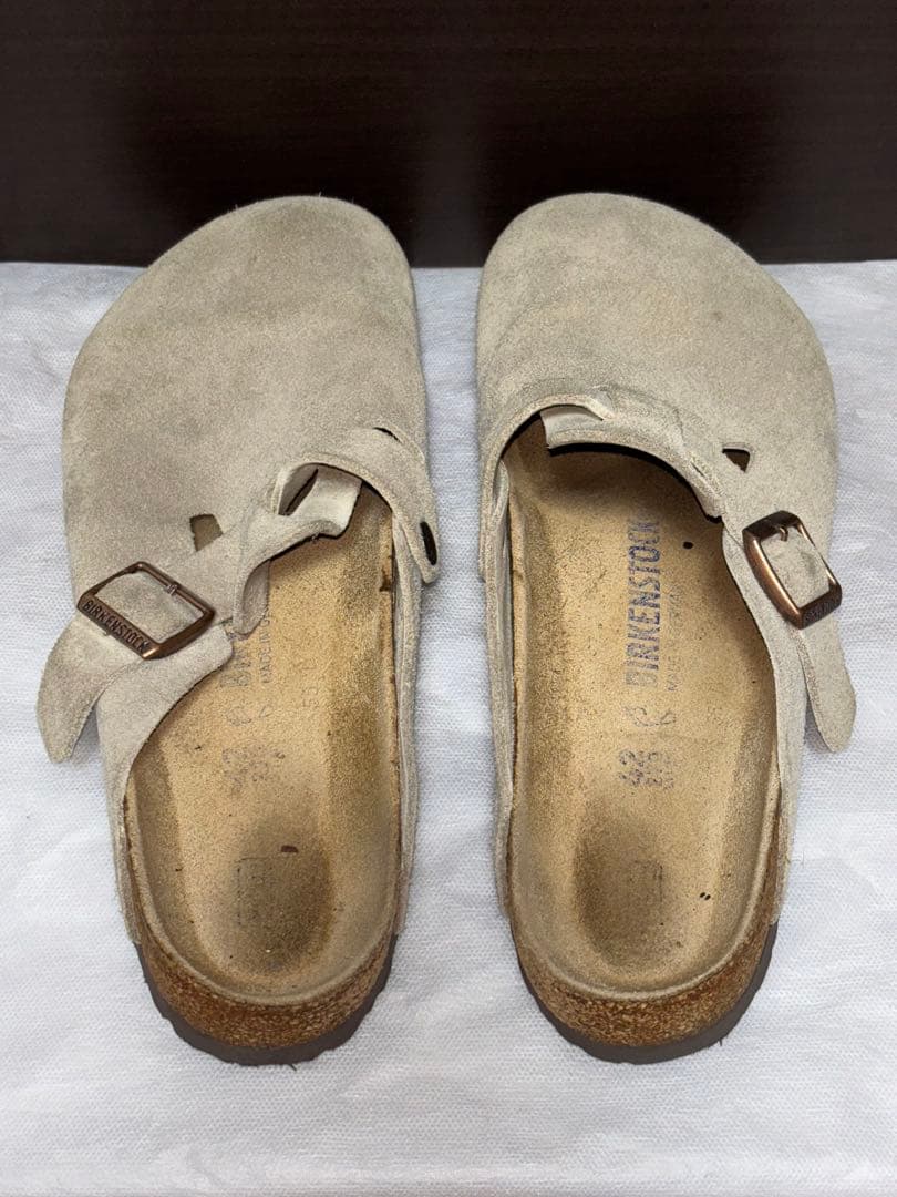 ごりむちゅう様　ビルケンシュトック ボストン サイズ42 スエード ベージュ色